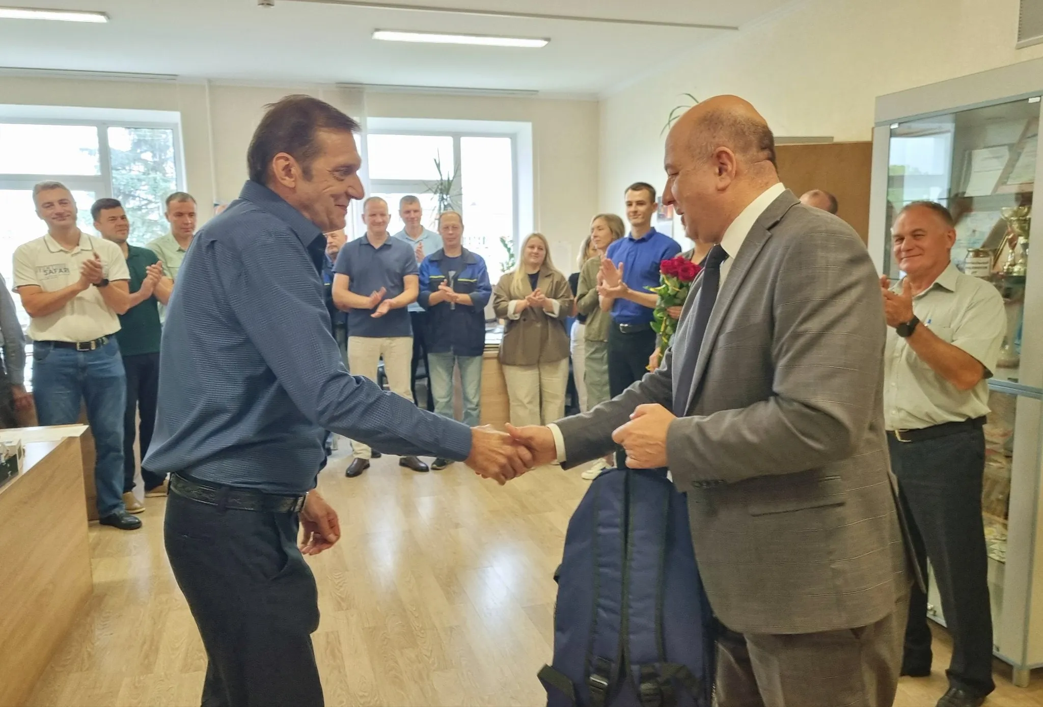 Поздравления с 60-летним юбилеем принимал Михаил Александрович ТКАЧУК