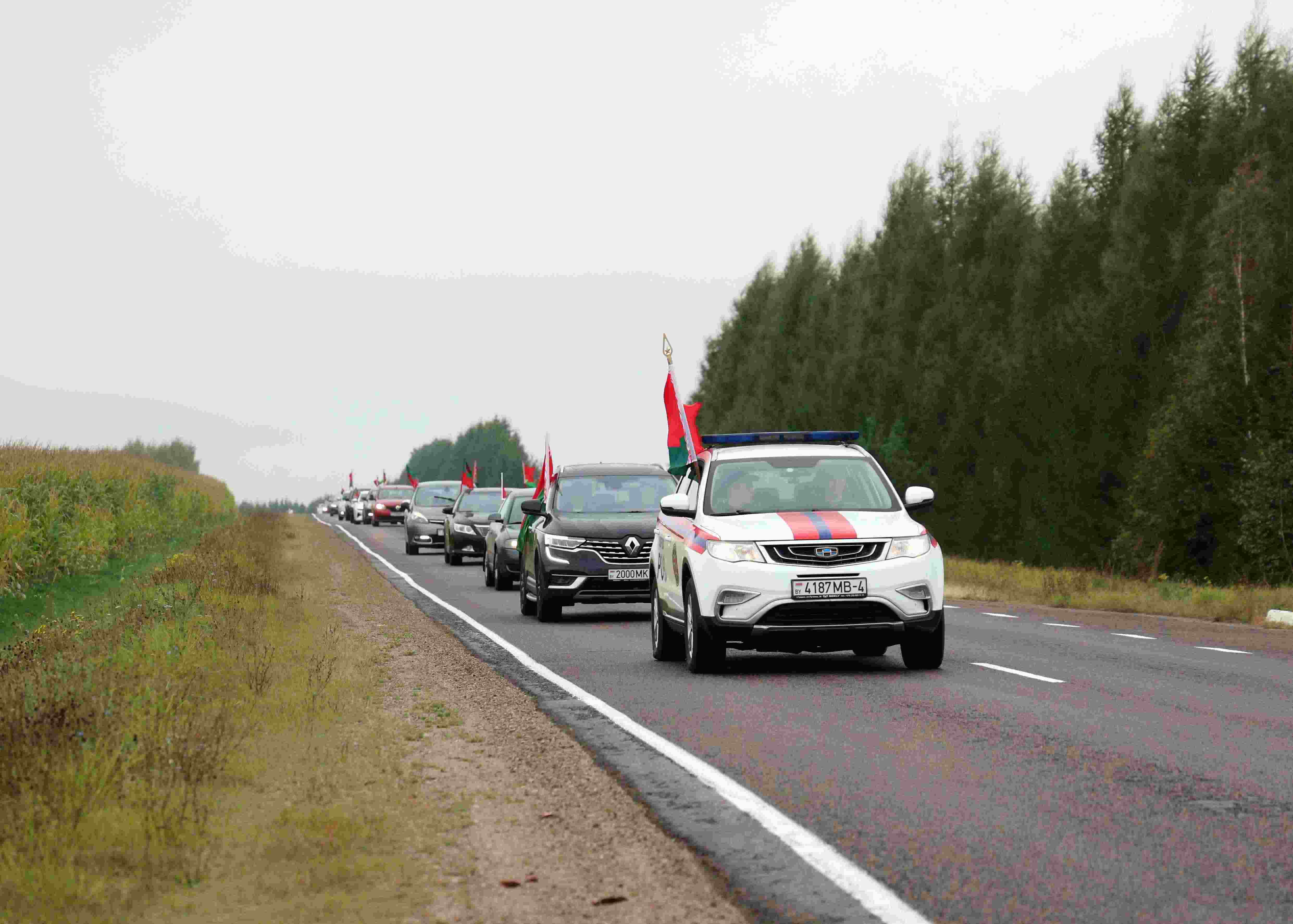 Представители Новогрудского завода газовой аппаратуры приняли активное участие в автомотопробеге